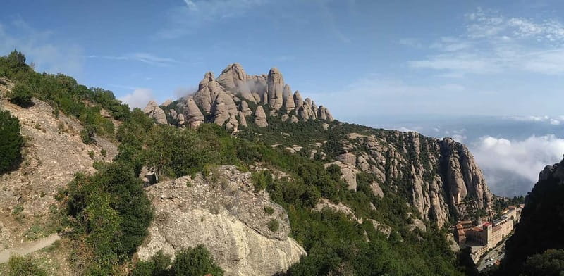 Barcelona: Montserrat Monastery and Natural Park Guided Tour - Walking through Montserrat National Park