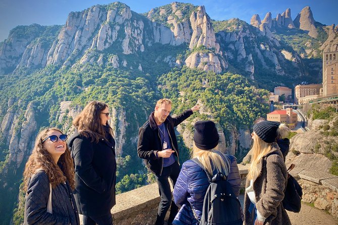 Barcelona to Montserrat Monastery: Tour, Transfers & Basilica - Arriving at Monistrol de Montserrat