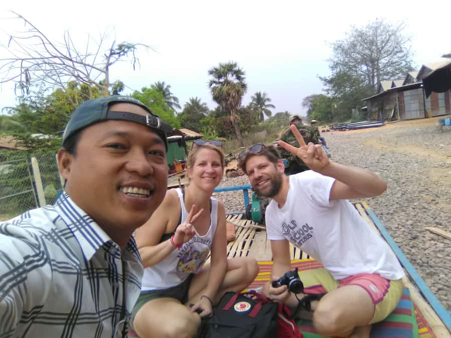 Battambang family tuktuk tour BambooTrain/Wat Banan/Bat cave - Wat Banan and the view from the five towers