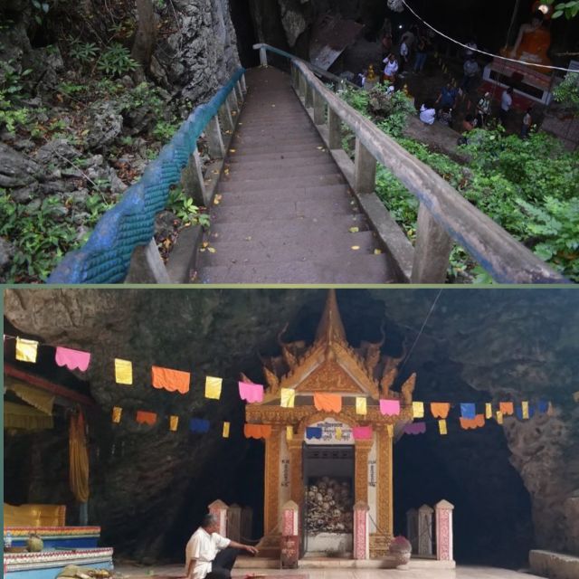 Battambang family tuktuk tour BambooTrain/Wat Banan/Bat cave - Wa Kor Village and the swing bridge route
