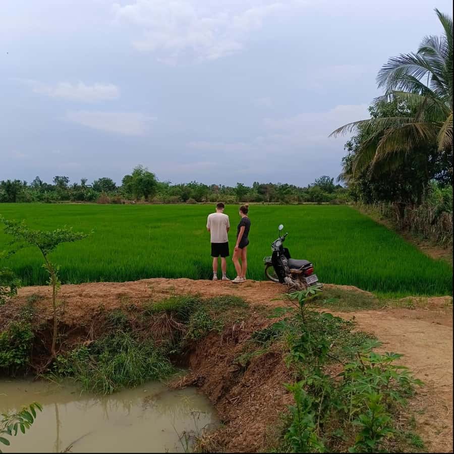 Battambang family tuktuk tour BambooTrain/Wat Banan/Bat cave - Phnom Sampeau, the killing caves, and the Khmer Rouge period