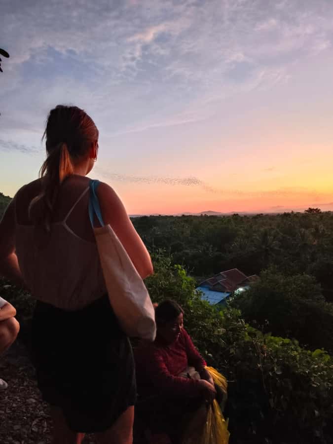 Battambang family tuktuk tour BambooTrain/Wat Banan/Bat cave - What the $8 price really covers