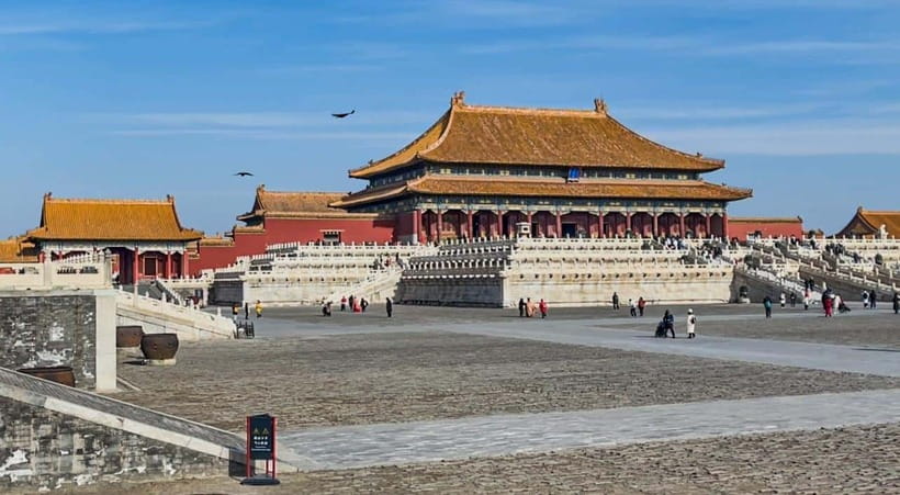Beijing:Forbidden City and Temple of Heaven Small Group Tour - Walking through the Meridian Gate into the Forbidden City