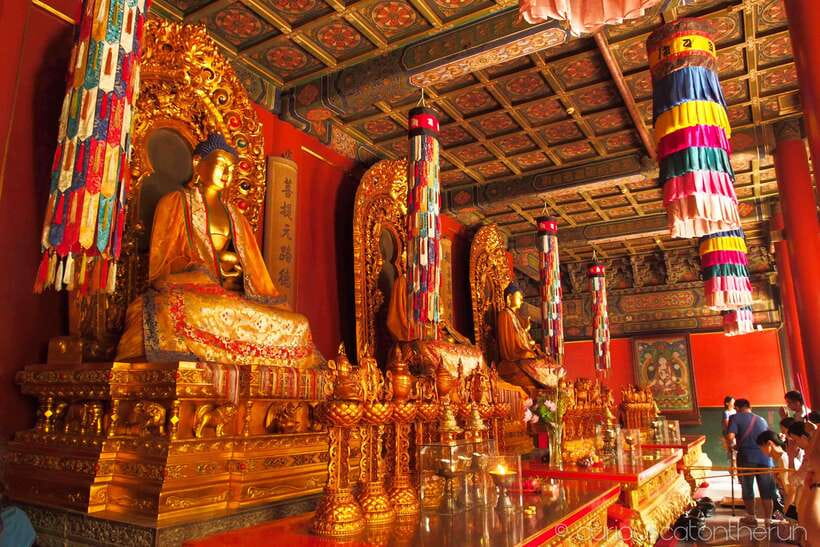 Beijing Lama temple ticket; #1 efficacious; limited Discount - The architecture: Han Chinese structure, Tibetan detail