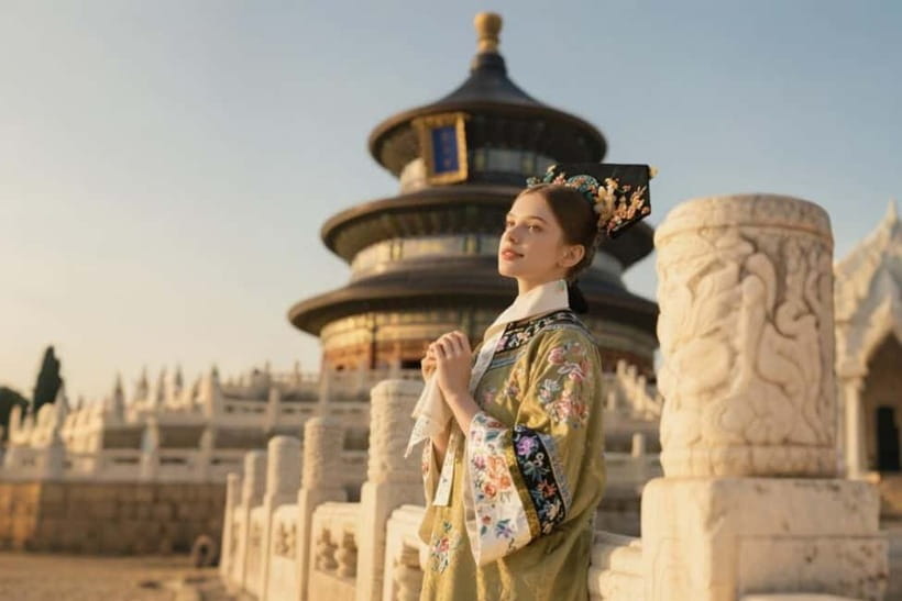 Beijing: Temple of Heaven Hanfu Photography with Ticket - Starting at the north gate or Wanqiao Station