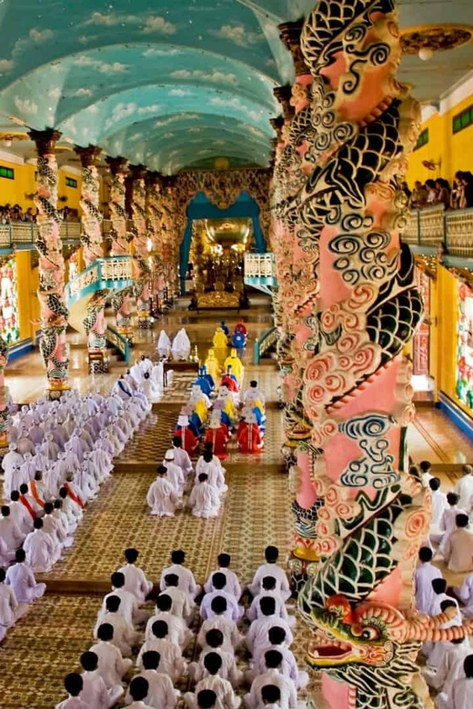 Black Virgin Moutain, Cu chi tunnels & Cao dai temple 1 day - Riding the cable car to Bà Đen Temple