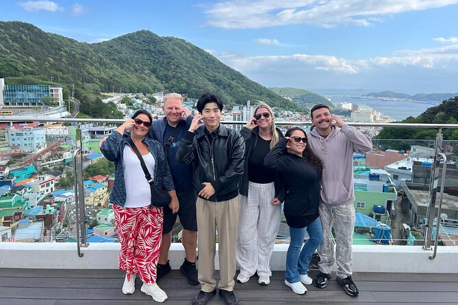 Busan: Small Group With Hotel Pickup, Sky Capsule, Local Guide - Gamcheon Culture Village, color and steep streets