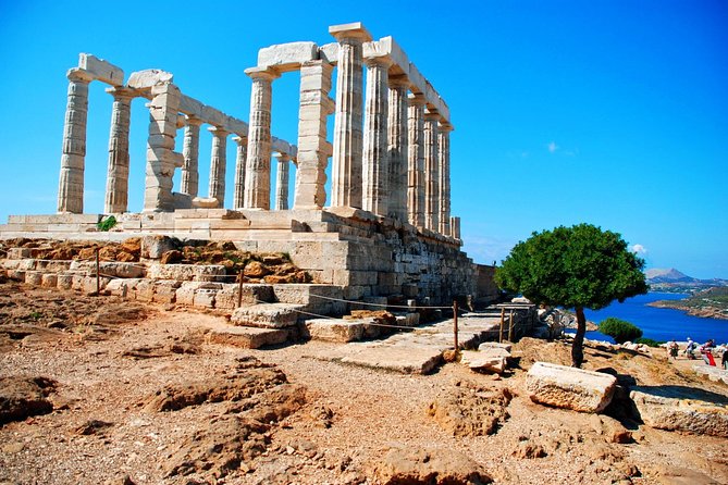 Cape Sounio, Poseidon Temple (5 hours). Day or Evening/ Sunset tour - Sounio Beach adds 30 minutes by the water