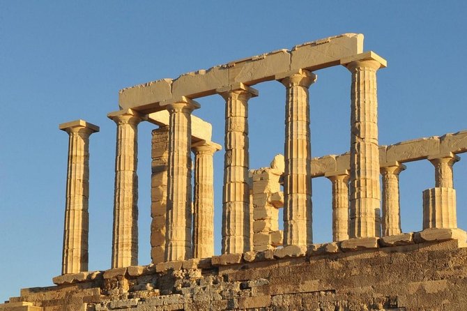 Cape Sounio & Temple of Poseidon Tour - The coastal drive through Glyfada, Vouliagmeni, and Varkiza