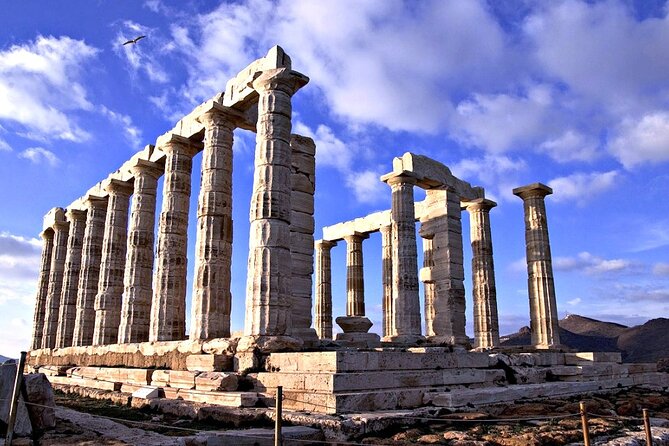 Cape Sounion and Temple of Poseidon Sunset Tour English Spanish - Flisvos Marina, Athens with a seaside polish