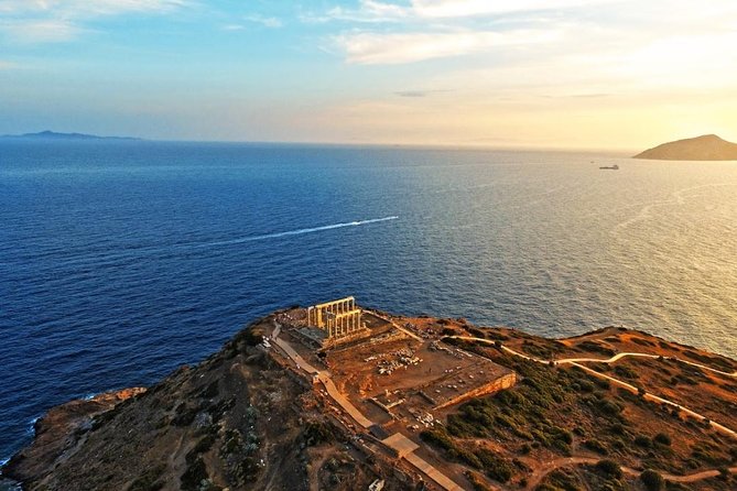 Cape Sounion, Temple of Poseidon, Athenian Riviera Private Tour - Lake Vouliagmeni from the high viewpoint