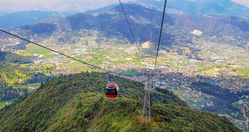 Chandragiri Cable Car & Monkey Temple Tour- Private/Group - Riding the Chandragiri cable car