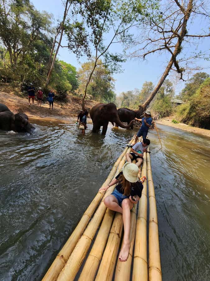 Chiang Mai: Bamboo Rafting and Wat Phra That Doi Kham - What makes a bamboo raft worth your time