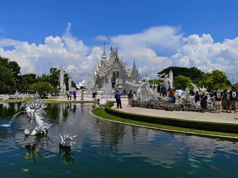Chiang Mai: Chiang Rai Red, White, and Blue Temples day tour - Mae Kachan Hot Spring: a short reset
