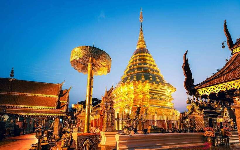 Chiang Mai: Doi Suthep and Wat Pha Lat Temple Evening Tour - Key points at a glance