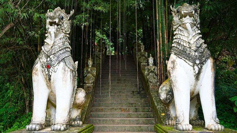 Chiang Mai: Doi Suthep and Wat Pha Lat Temple Evening Tour - Pickup points and the return route