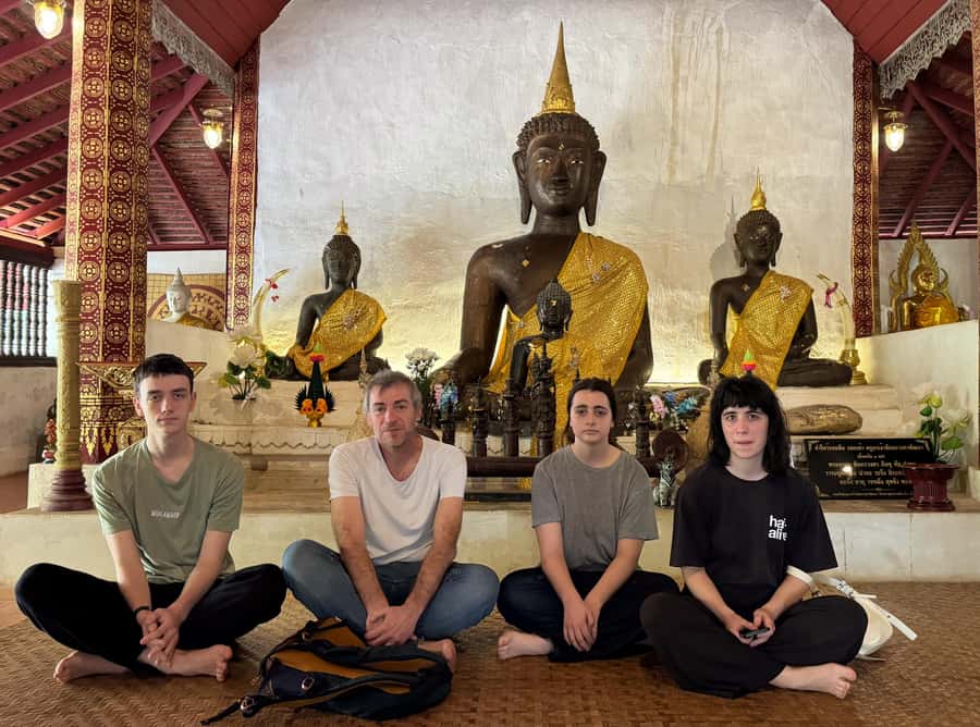 Chiang Mai : Temple , Nature and culture in one day. - Wat Pha Lat at 2:15 pm, a quieter mountain stop