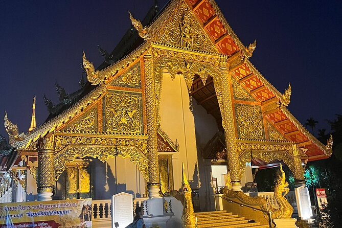 Chiang Mai Temples and Market Tuk-Tuk Evening Night Tour - Wat Phan Tao and the quieter side of the old city