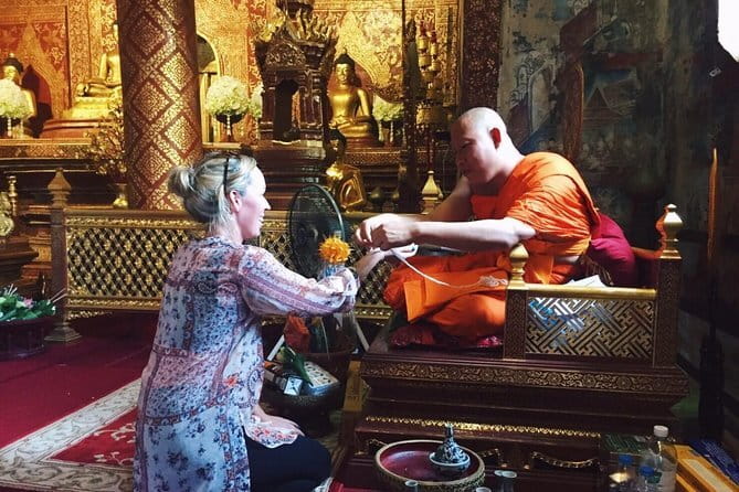 Chiang Mai Temples and Market Tuk Tuk Night Tour - Wat Lok Molee outside the old walls