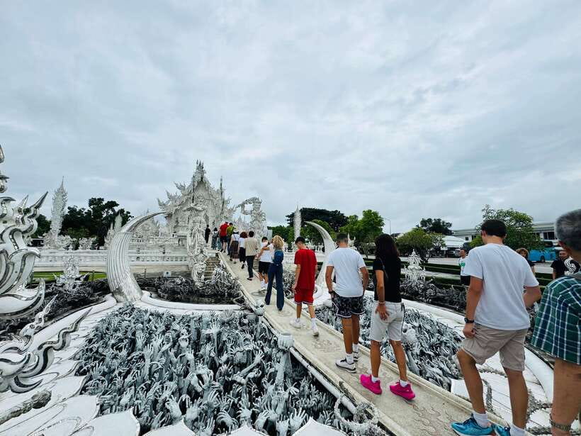 Chiang Rai: Iconic Temples & 7 Major Sites—River View Buffet - Baan Dam makes a sharp change of mood