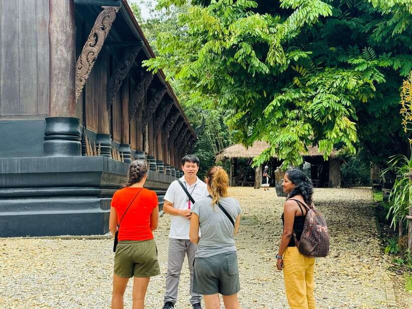 Chiang Rai: Iconic Temples & 7 Major Sites—River View Buffet - The Golden Triangle puts the map in front of you