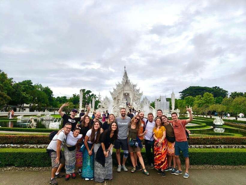 Chiang Rai: Iconic Temples & 7 Major Sites—River View Buffet - Blue Temple offers a shorter, calmer stop