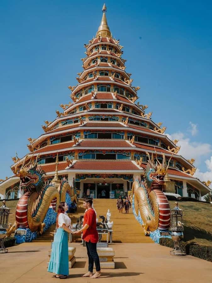 Chiang Rai IG Lalitta Cafe and White, Blue, Red Temples Tour - Lunch with the group before the afternoon temples