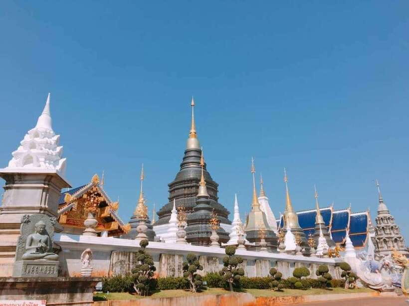 Chiangma: Wat ban den, Blue Temple & Sticky Waterfall. - Who will enjoy this outing most?