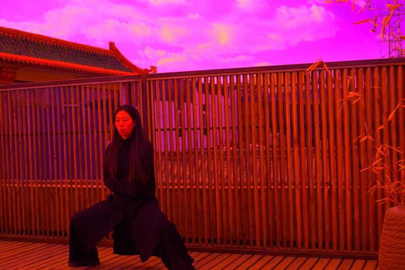 Chinese Kungfu class in old temple beside Forbidden Ci - Working through the language gap