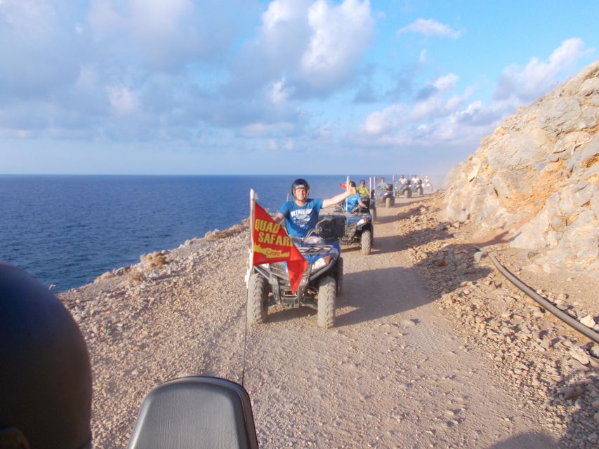 Crete: Quad Safari with Monastery, Malia Palace and Lunch - Finishing at Potamos Beach