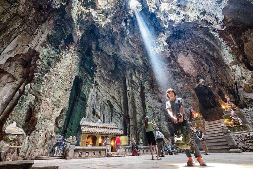 Da Nang: Marble Mountains, Am Phu Cave, and Linh Ung Pagoda - A local Vietnamese lunch between the sights