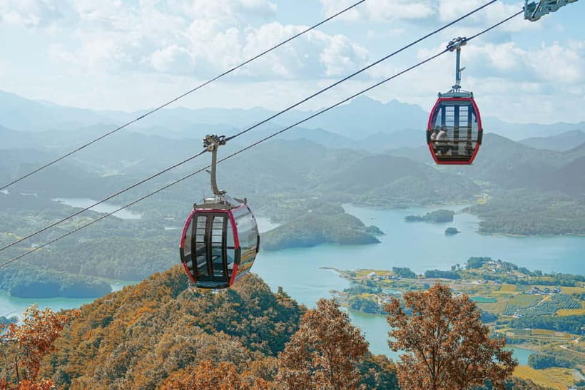 Danyang Tour:Guinsa Temple & Bobaljae & Cheongpung Cable Car - Riding the Cheongpung Hoban Cable Car