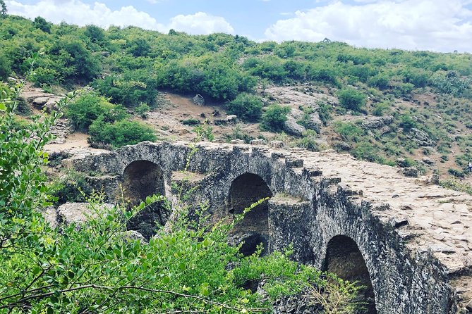 DAY TRIP TO Debre Libanos Monastery Cave Church Nature and Wildlife - Crossing the three-arch Portuguese Bridge