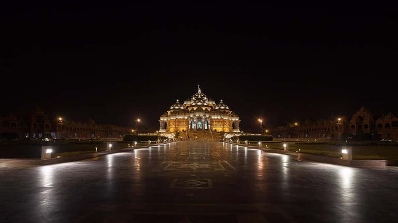 Delhi: Akshardham Temple Tour with Light and Water Show - Pickup Across Delhi and the Drive to Akshardham