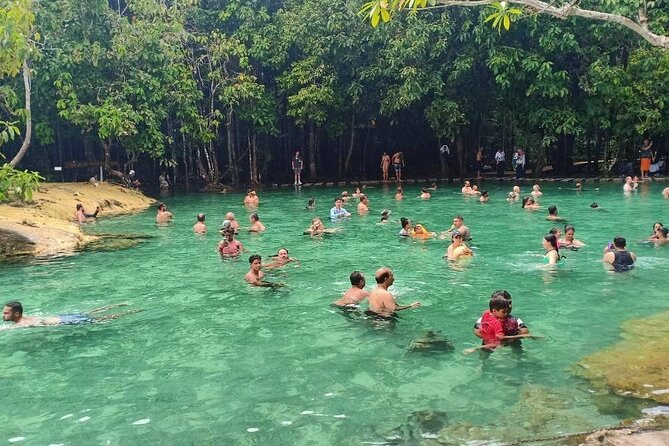 Discover Krabi - Emerald Pool, Hot Springs & Tiger Cave Temple - Namtok Ron: warm water under the trees
