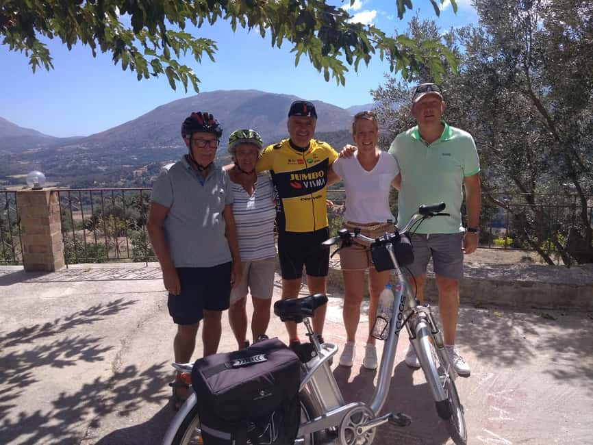 e-Bike Cycling Tour to Arkadi Monastery Full Lunch included - From Rethymno’s Coast Into the Hills