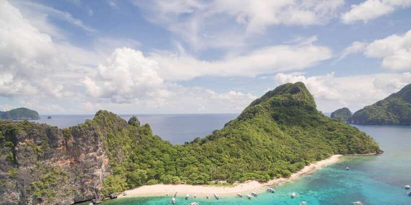 El Nido Island Hopping Tour C: Hidden Beaches & Shrine - Talisay Beach and the lunch break