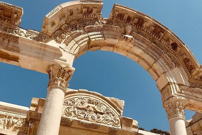 Ephesus Temple of Artemis and House of Mary Private Half Day Tour - Walking into Ephesus with a private guide