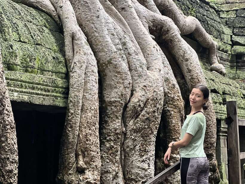 Explore Angkor Wat by Bike and Sunset - Ta Nei, the quietest temple on the route