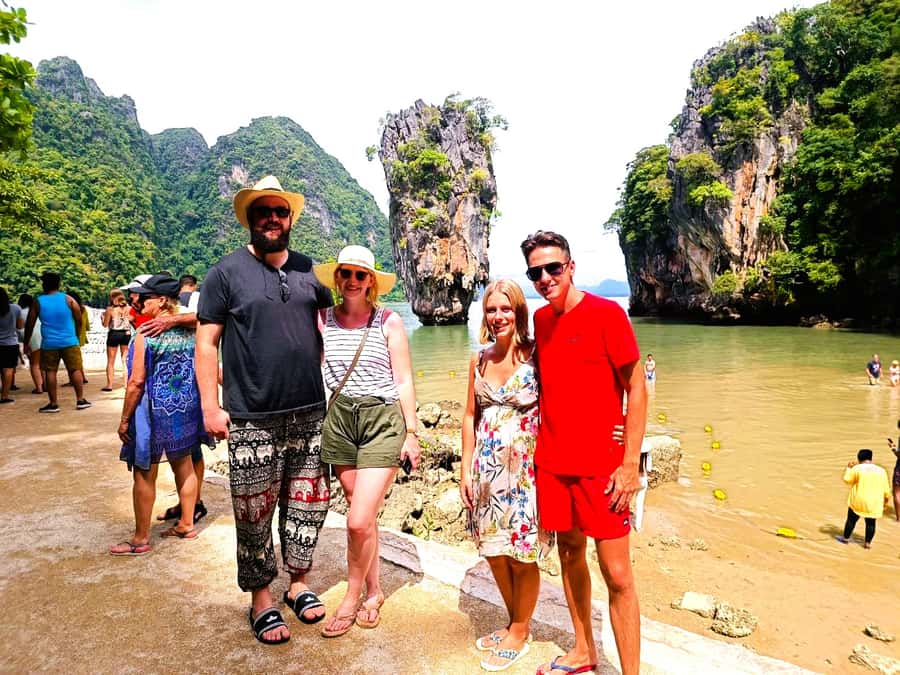 Explore Mangroves, James Bond Island, and Monkey Temple - A Thai long-tail boat through the mangroves