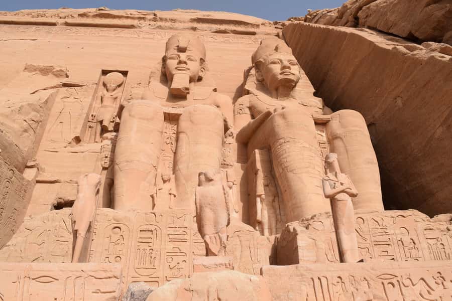 From Aswan: Abu Simbel Temple Day Trip with Hotel Pickup - The smaller temple and the details worth noticing