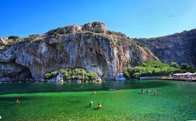 From Athens: Lake Vouliagmeni Spa & Temple of Poseidon Tour - Leaving Athens for the Riviera