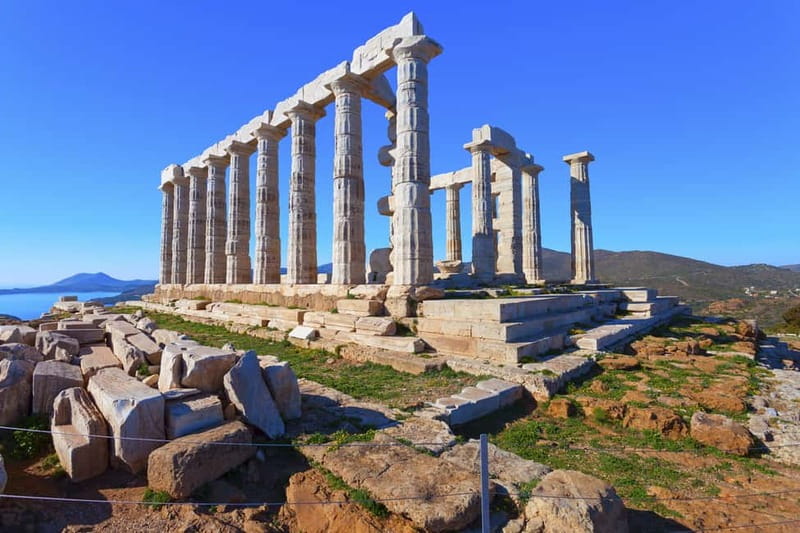 From Athens: Temple of Poseidon & Cape Sounion Half-Day Tour - Arriving at the Temple of Poseidon
