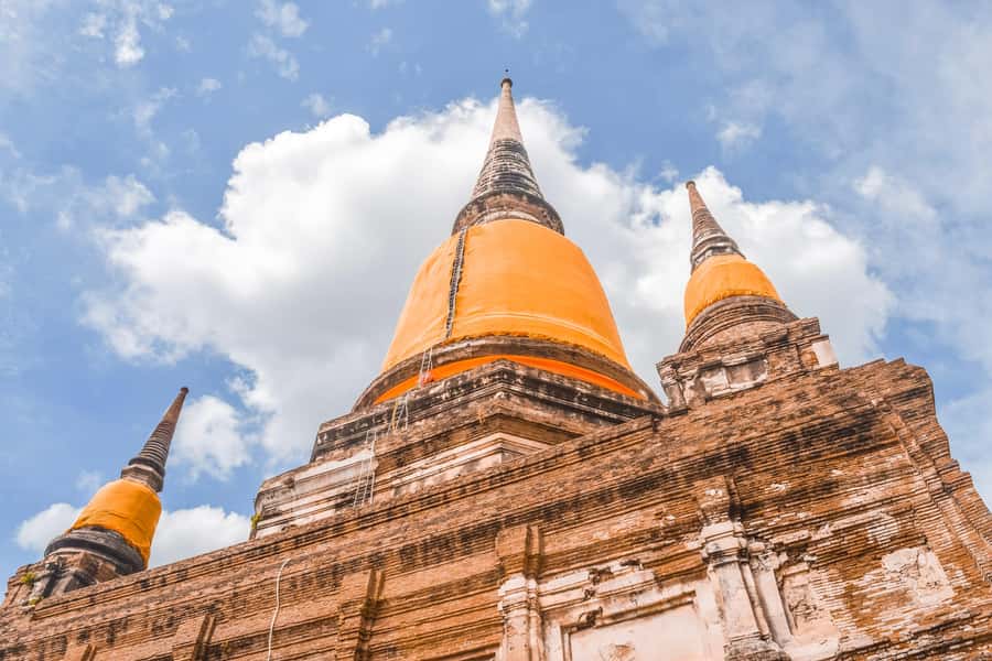 From Bangkok: Ayutthaya Ancient City Temple Tour - Wat Yai Chai Mongkhon and its tall chedi