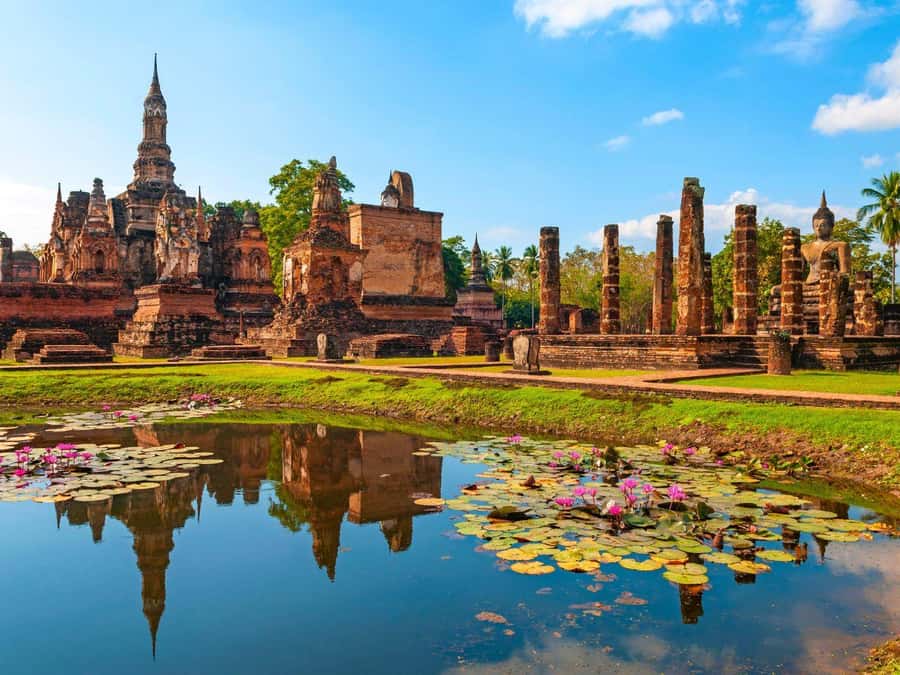 From Bangkok: Ayutthaya Temples and Boat Tour with Lunch - Wat Yai Chai Mongkol and the Reclining Buddha