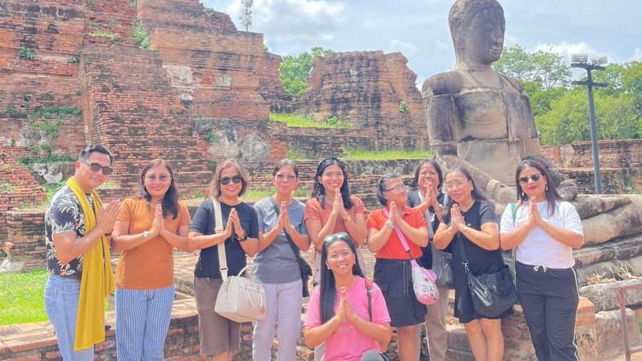 From Bangkok: Ayutthaya Temples Tour with Bang Pa-In Palace - Wihan Phra Mongkhon Bophit adds a living religious setting