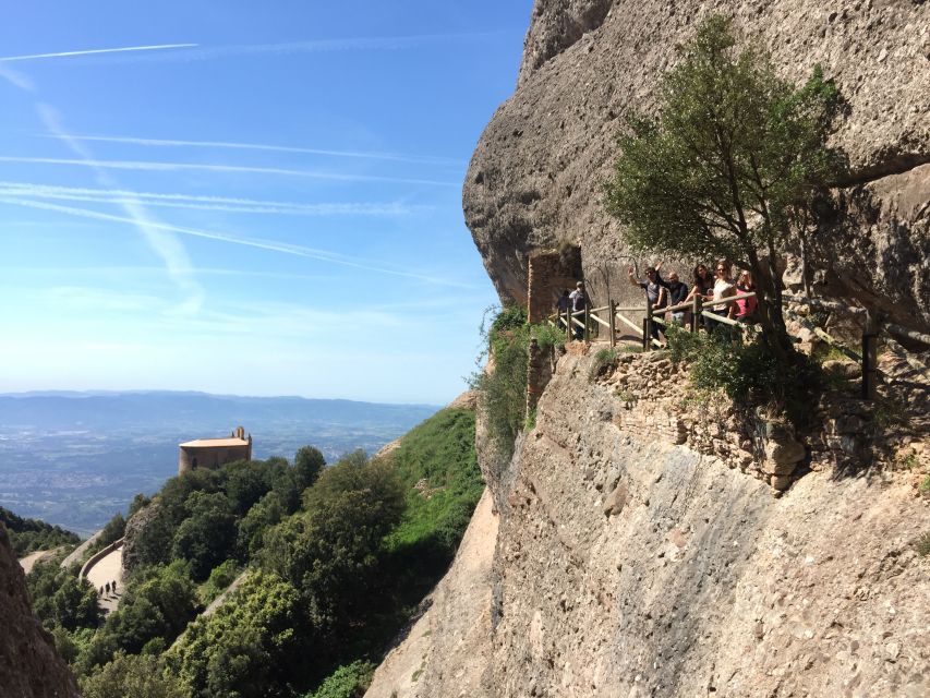 From Barcelona: Montserrat Monastery & Scenic Mountain Hike - Taking the funicular up for the big views
