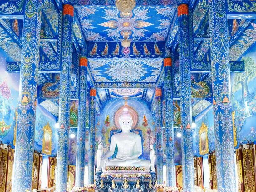 From Chiang Mai: Chiang Rai Famous Temples Guided Tour - Wat Rong Suea Ten, the Blue Temple