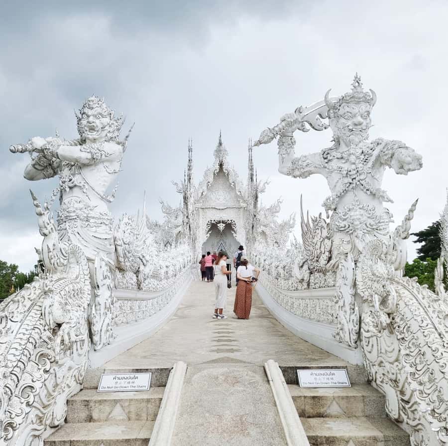 From Chiang Mai: Chiang Rai Temples and Golden Triangle Tour - Baan Dam Museum offers strange art and a change of pace