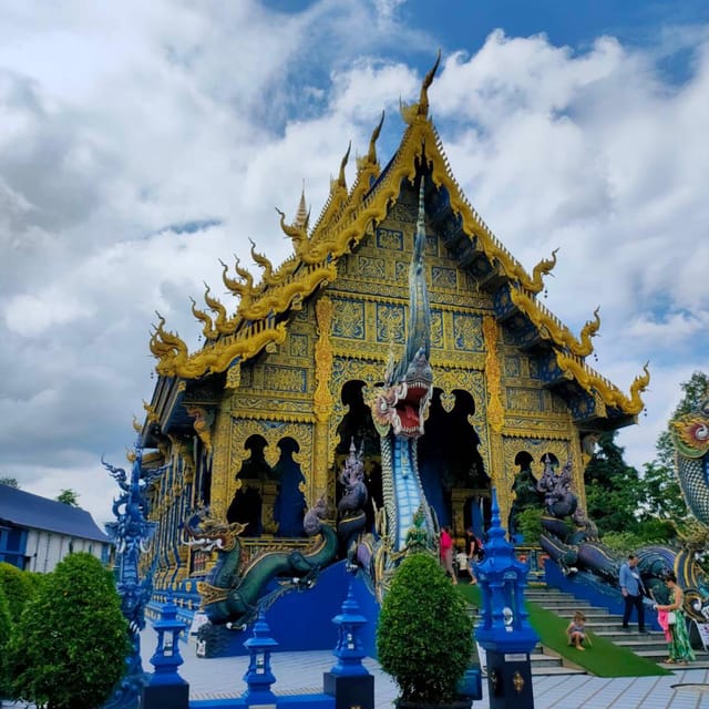 From Chiang Mai: Day Trip Chiang Rai White, Blue, Red Temple - Wat Rong Khun, the White Temple